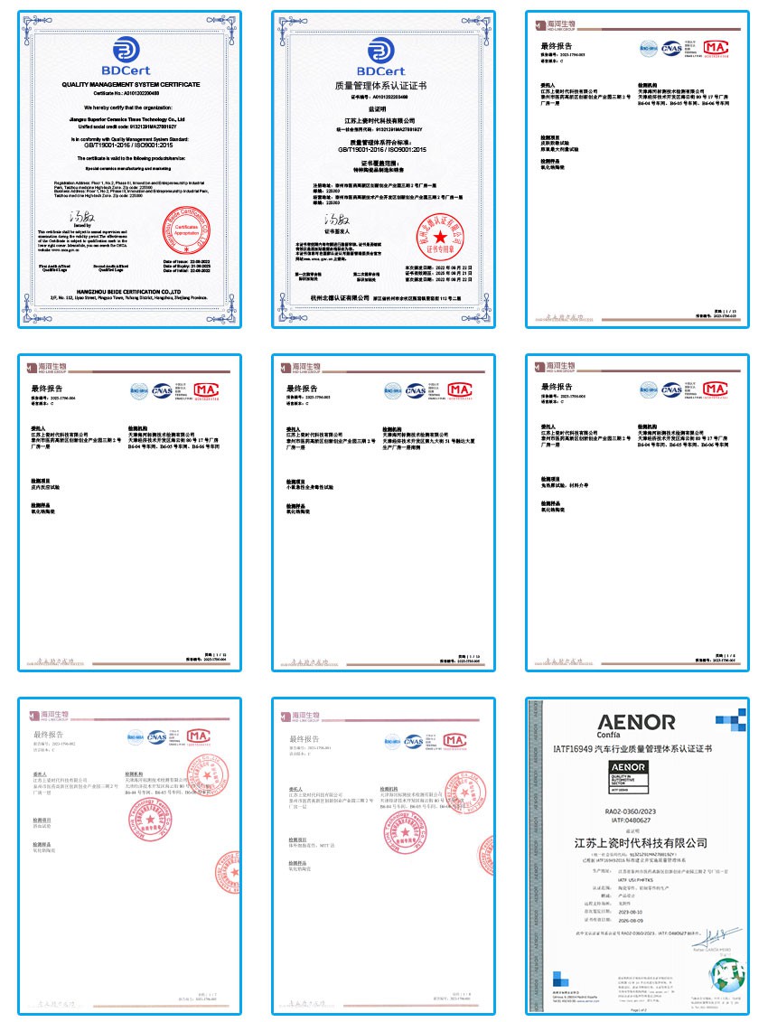 Our Certificates Our Certificates